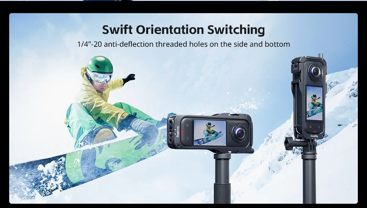 Клетка SmallRig 5195 для Insta360 X5 Клетка SmallRig 5195 для Insta360 X5