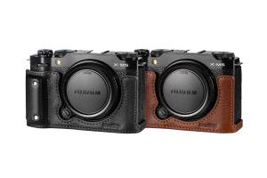 Кожаный чехол SmallRig 4879 Half Case Kit для Fujifilm X-M5 (Коричневый)
