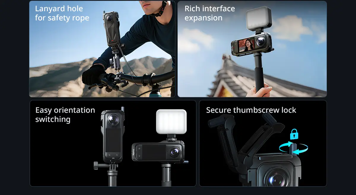 Клетка SmallRig 5195 для Insta360 X5 Клетка SmallRig 5195 для Insta360 X5