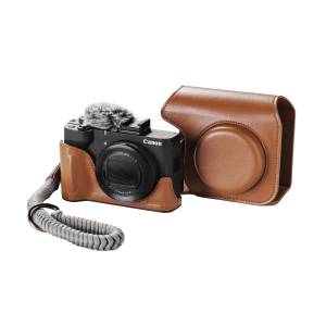 Кожаный чехол SmallRig 5385 Kit для Canon PowerShot V1 (коричневый) Кожаный чехол SmallRig 5385 Kit для Canon PowerShot V1 (коричневый)