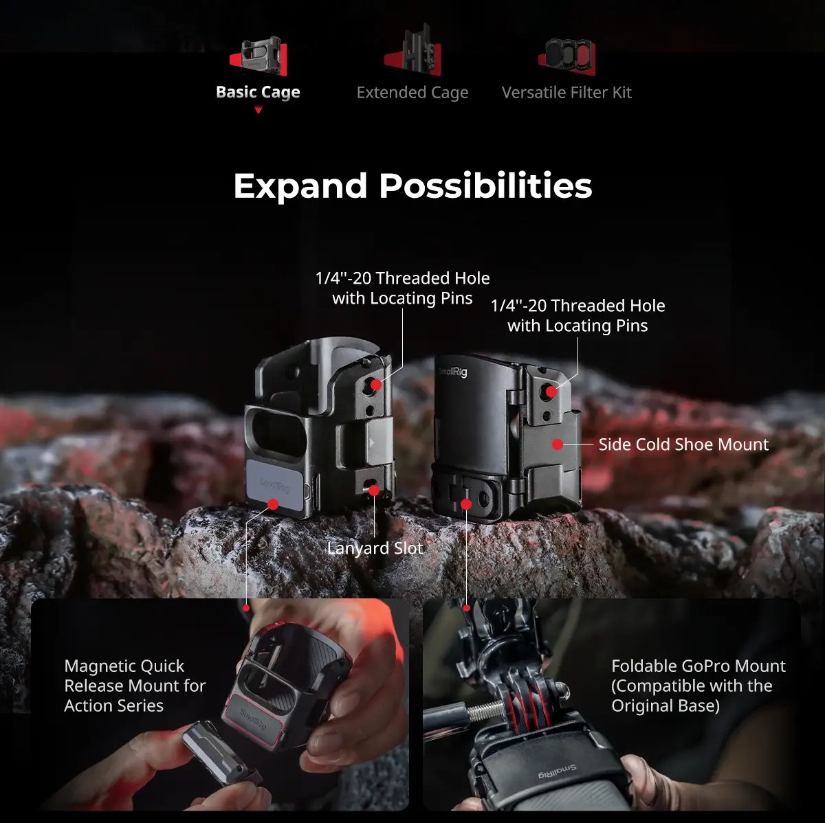 Клетка SmallRig 5117 для DJI Osmo Pocket 3 Клетка SmallRig 5117 для DJI Osmo Pocket 3