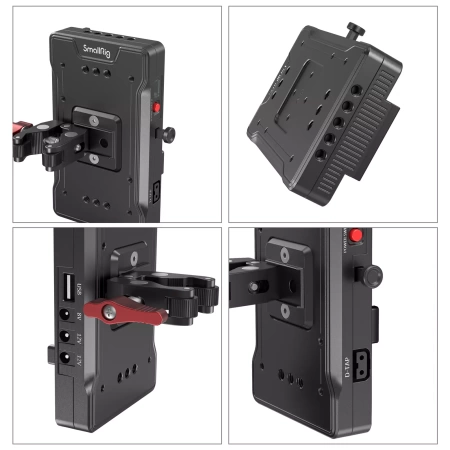 Площадка SmallRig 3202 для V Mount с клэмпом и выходами питания