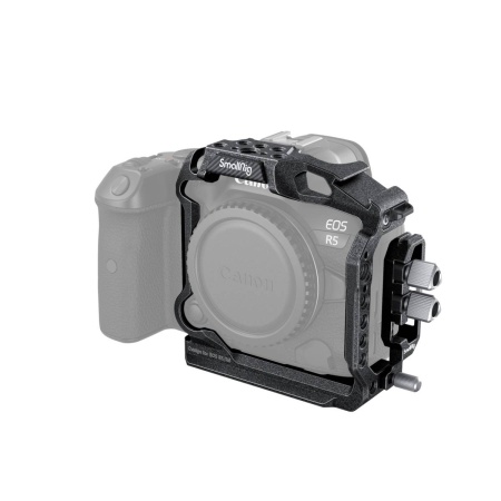 Клетка половинка SmallRig Black Mamba с держатлем кабеля для Canon EOS R5, R6, R5 C 3656