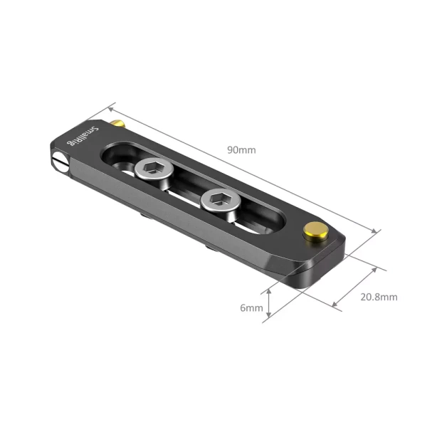 Направляющая SmallRig BUN2484B Low profile для установки аксессуаров NATO 90 мм