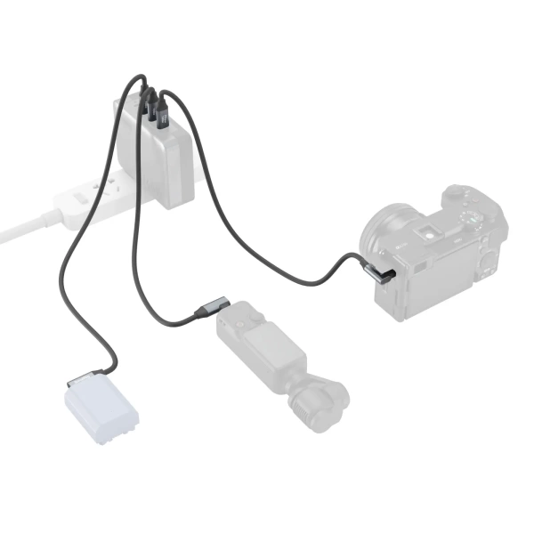 Провод SmallRig 4790 Data Cable USB-C (Прямой) - USB-C (Угловой) 35 см