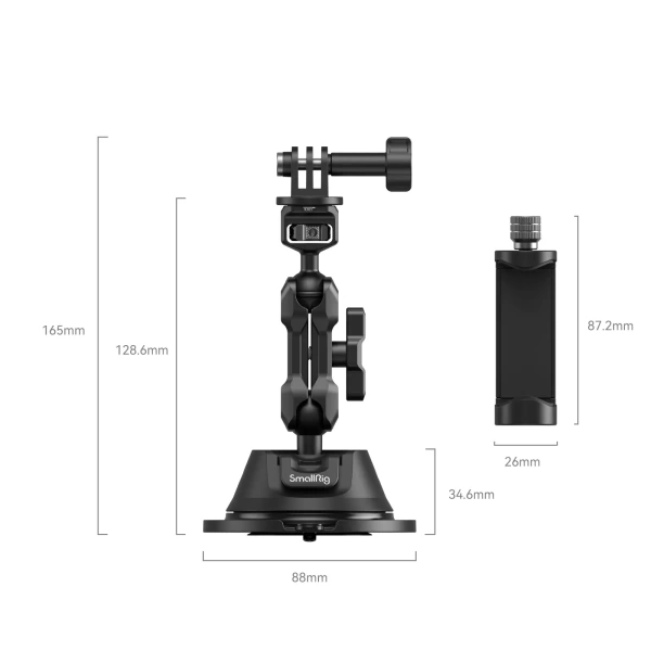 Присоска SmallRig 4275 SC-1K для экшн камер, телефона