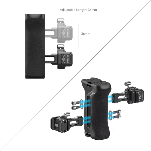 Отверстия и крепления ручки SmallRig 4017