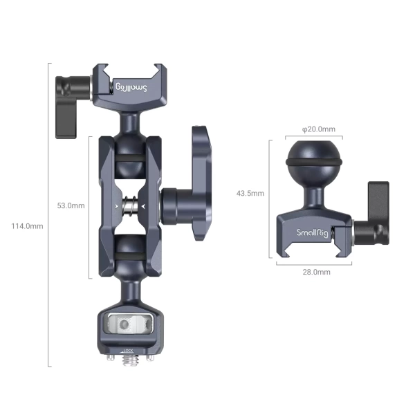 Крепление держатель SmallRig 3875 Magic Arm (1/4” и NATO)
