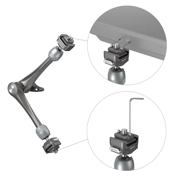 Держатель SmallRig 4489 HawkLock H21 быстросъёмный Magic Arm (11