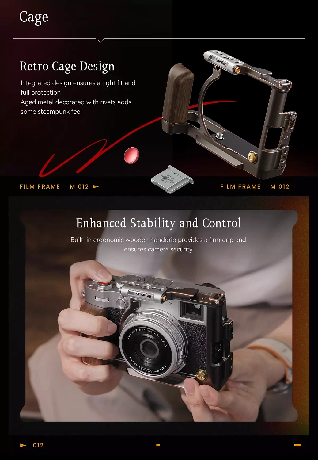 Клетка SmallRig 4557 Retro для Fujifilm X100VI Клетка SmallRig 4557 Retro для Fujifilm X100VI