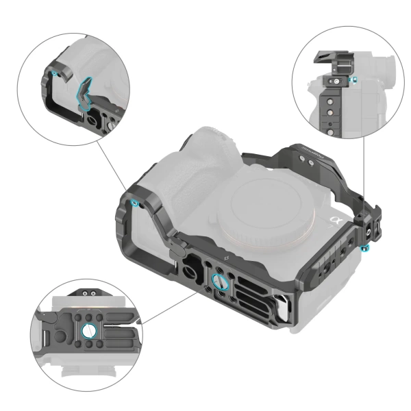 Клетка SmallRig 4481 для Sony Alpha 7R V / Alpha 7 IV / Alpha 7S III / Alpha 1 / Alpha 7R IV