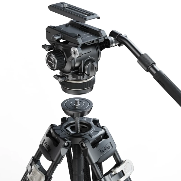 Штатив SmallRig 4463 Heavy-Duty Carbon Fiber Tripod Kit AD-120