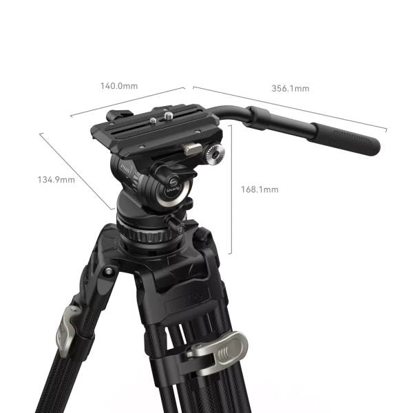 Видеоштатив SmallRig 4465 Professional Fluid Head Tripod Kit