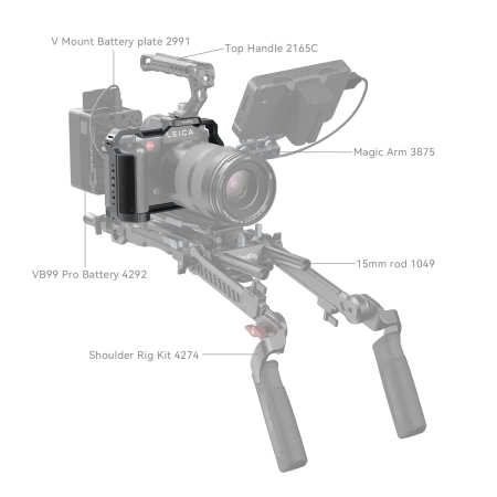 Клетка SmallRig Kit 4510 fдля Leica SL3 Клетка SmallRig Kit 4510 fдля Leica SL3