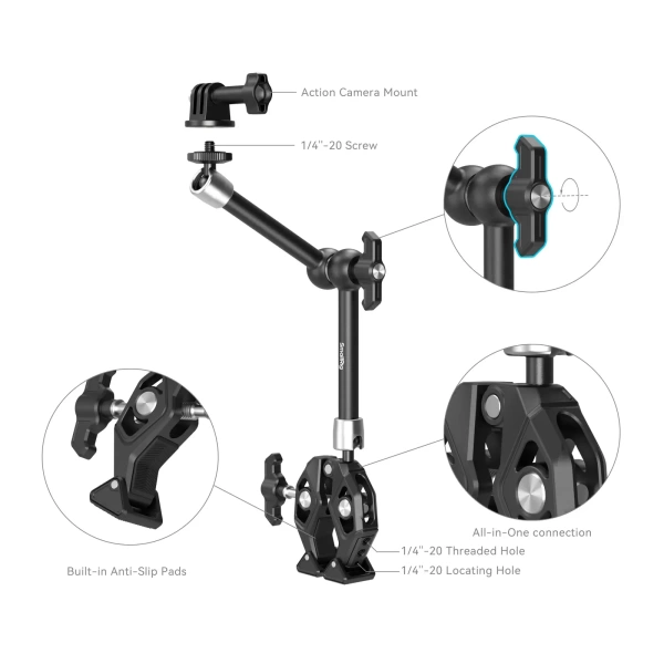 Клемп SmallRig 4454 с magic arm