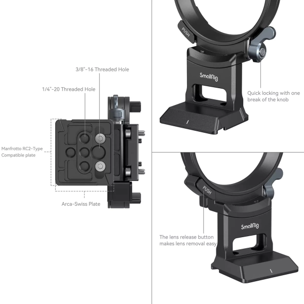 Площадка поворотная SmallRig 4424 для Sony Alpha A7C II, A7CR