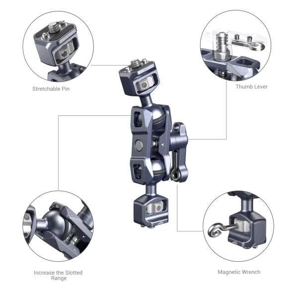Крепление держатель SmallRig 3873 Magic Arm (1/4"-1/4")