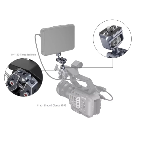 Крепление держатель SmallRig 3873 Magic Arm (1/4"-1/4") Крепление держатель SmallRig 3873 Magic Arm (1/4"-1/4")