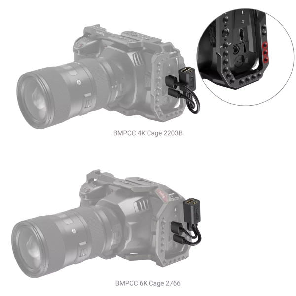 Адаптер SmallRig 2960 HDMI, Type-C для клетки BMPCC 4K, 6K