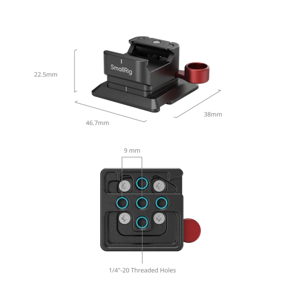 Зажим SmallRig 4857 NATO для быстросъемной пластины Arca-Swiss