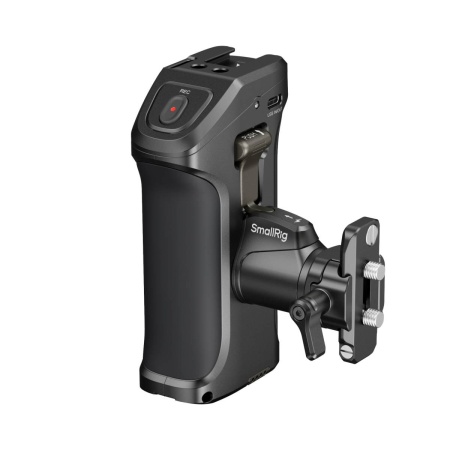 Ручка боковая поворотная SmallRig 5235 с кнопкой записи, слотом аккумулятора NP-F для некоторых камер Canon, Blackmagic