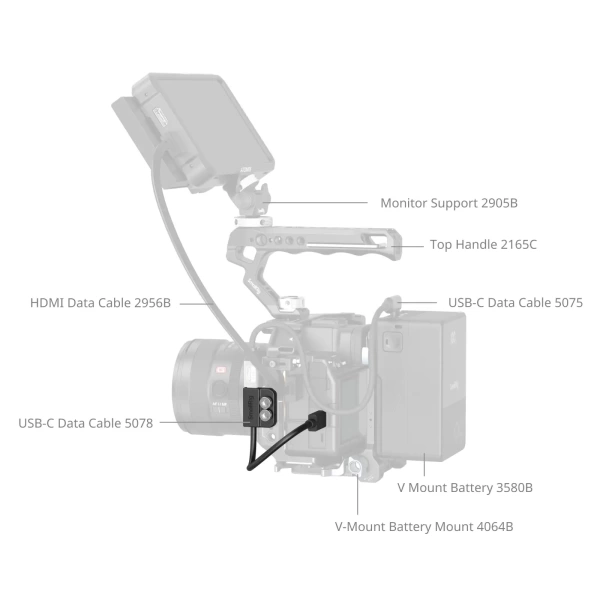 Кабель адаптер SmallRig 5078 USB-C