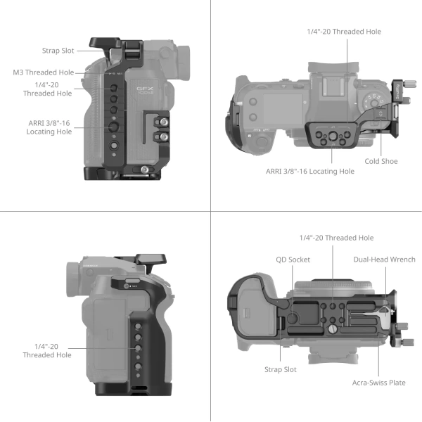 Клетка SmallRig 4715 для FUJIFILM GFX100S II