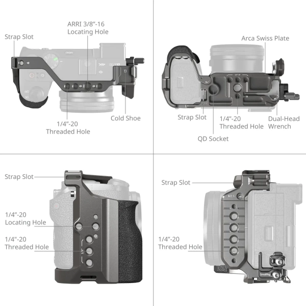 Клетка SmallRig 5060 HawkLock Kit для Sony Alpha A6700