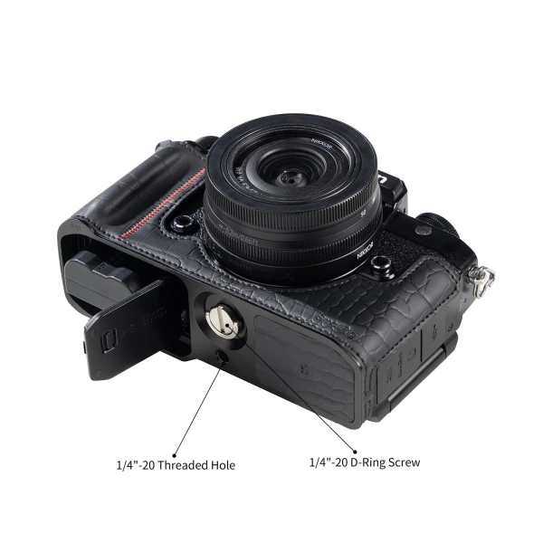 Кожаный чехол SmallRig 5095 Kit для Nikon Z f (черный) Кожаный чехол SmallRig 5095 Kit для Nikon Z f (черный)