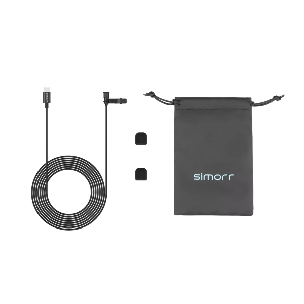 Петличный микрофон Simorr 3453 Wave L3 для iPhone Lightning