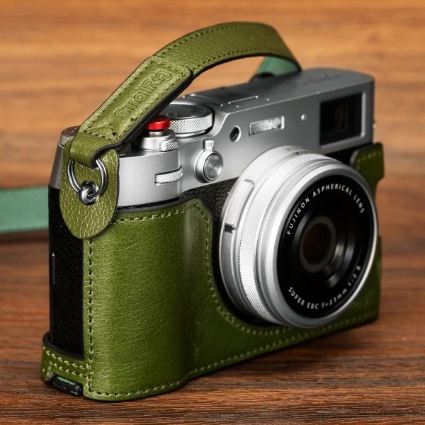 Кожаный чехол SmallRig 4701 для FUJIFILM X100VI (зелёный)