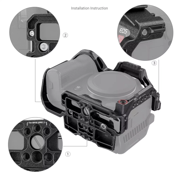 Клетка SmallRig 3890 Black Mamba для Canon EOS R5 C