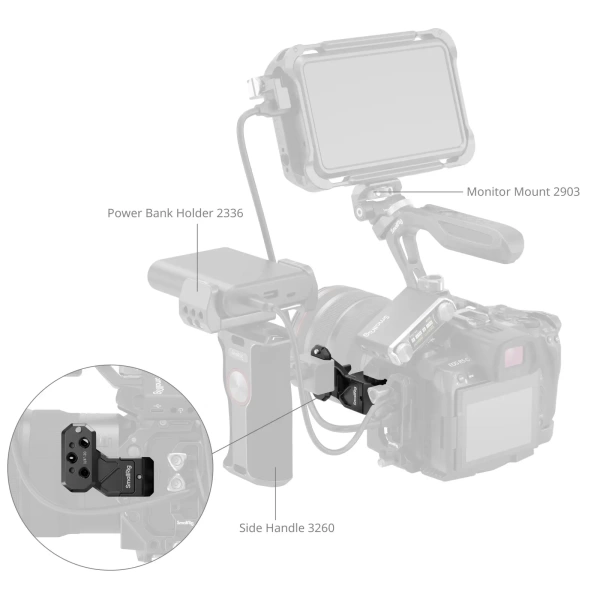 Удлинитель боковой ручки SmallRig 4458 NATO