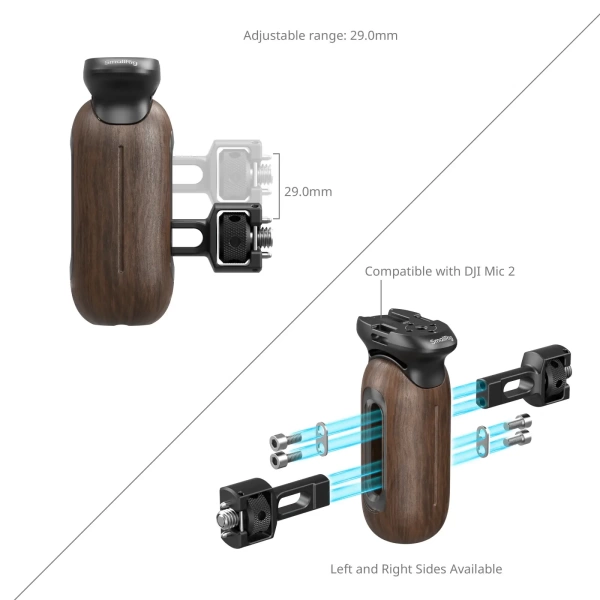 Боковая деревянная ручка SmallRig 5238 1/4