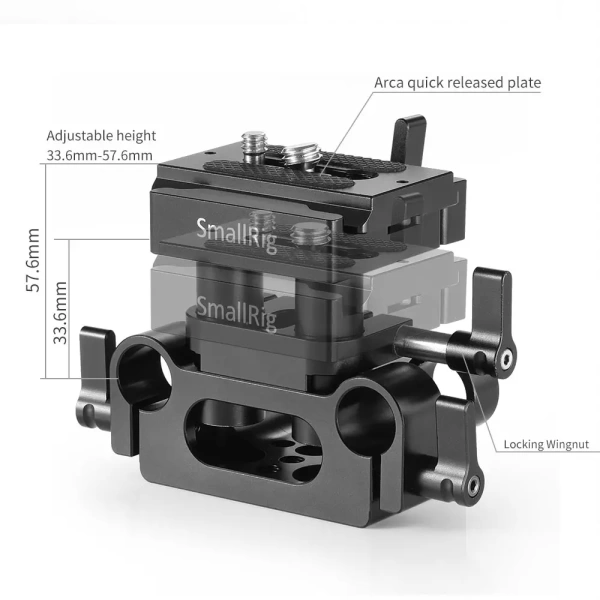 Универсальная базовая площадка 15 мм SmallRig DBC2272B