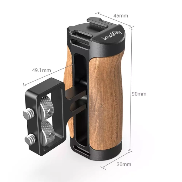 Боковая ручка SmallRig 2913 Wooden 1/4”