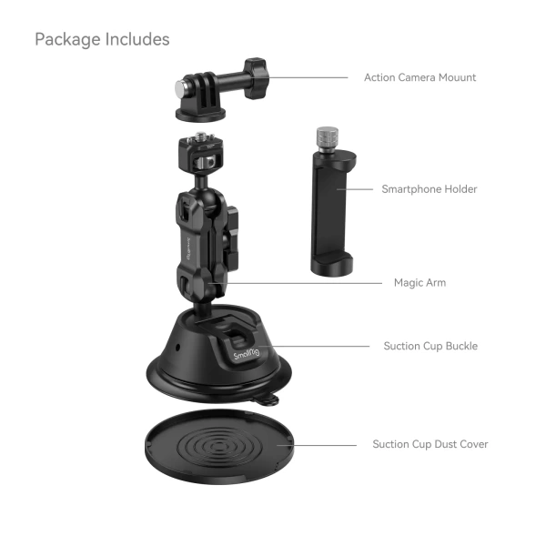 Присоска SmallRig 4275 SC-1K для экшн камер, телефона