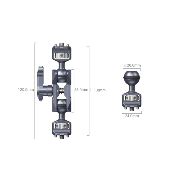 Крепление держатель SmallRig 3873 Magic Arm (1/4"-1/4")