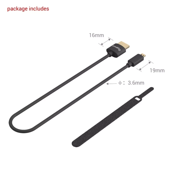 Кабель SmallRig 3042 HDMI - micro HDMI 35 см