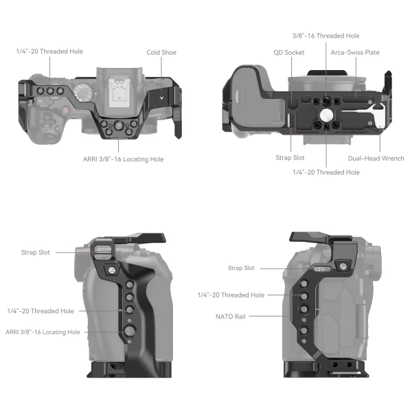 Клетка SmallRig для Canon EOS R8 4212