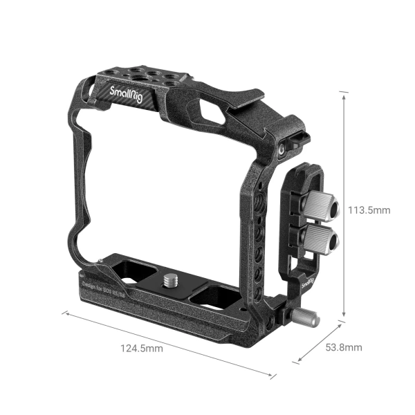 Клетка половинка SmallRig Black Mamba с держатлем кабеля для Canon EOS R5, R6, R5 C 3656