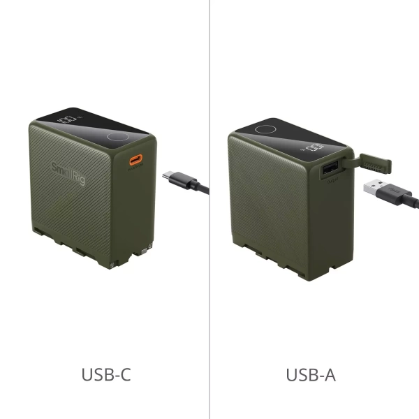 Аккумулятор SmallRig 4577 NP-F970 USB-C Green Аккумулятор SmallRig 4577 NP-F970 USB-C Green