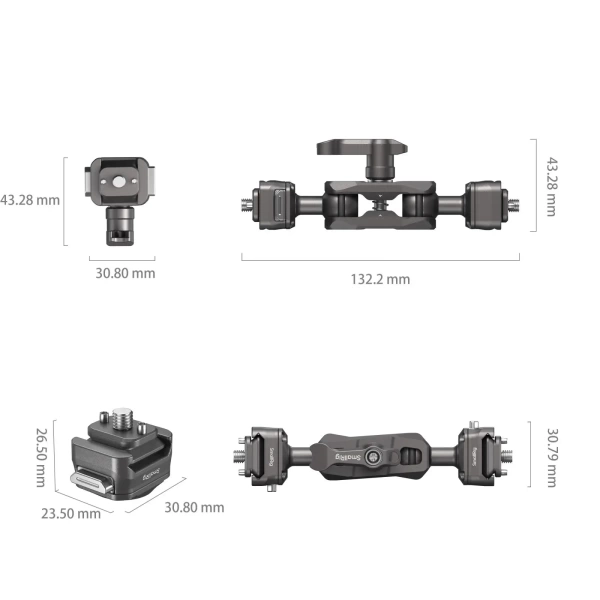 Держатель SmallRig 4488 HawkLock H21 быстросъёмный с шаровой головкой