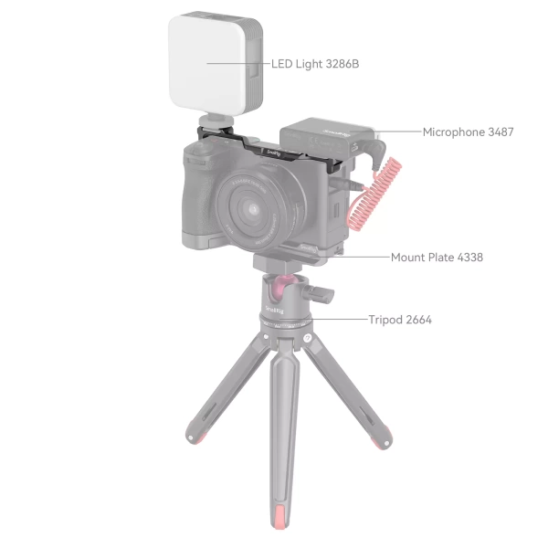 Двойной холодный башмак SmallRig 4339 для Sony A6700 Двойной холодный башмак SmallRig 4339 для Sony A6700